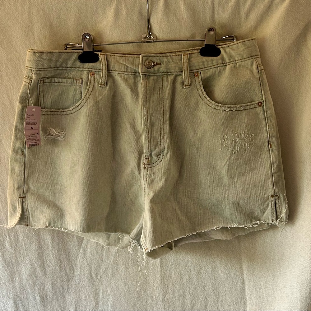 Wild Fable Light Wash Mini Jean Shorts Jorts Womens 12 Daisy Dukes NWT